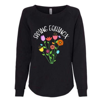 First Day Of Spring Equinox Womens California Wash Sweatshirt