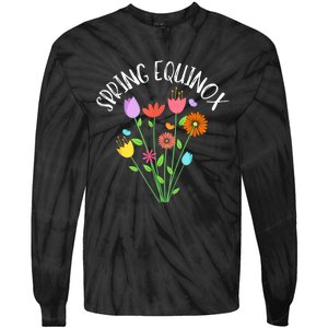 First Day Of Spring Equinox Tie-Dye Long Sleeve Shirt