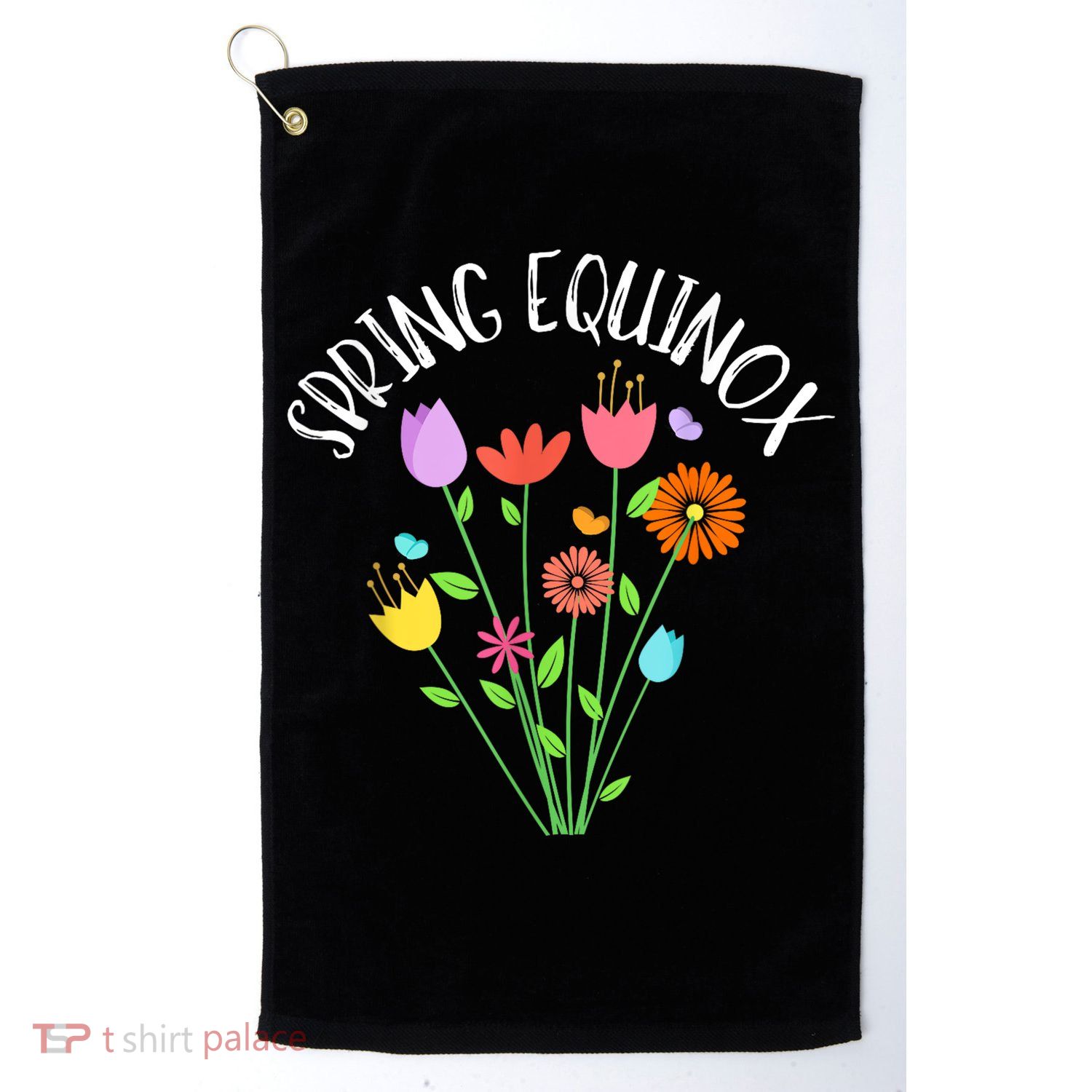 First Day Of Spring Equinox Golf Towel