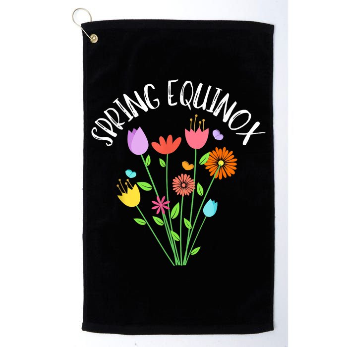 First Day Of Spring Equinox Golf Towel