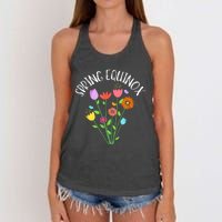 First Day Of Spring Equinox Women's Knotted Racerback Tank