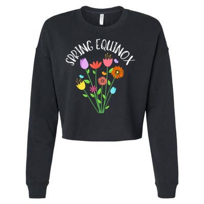 First Day Of Spring Equinox Cropped Pullover Crew