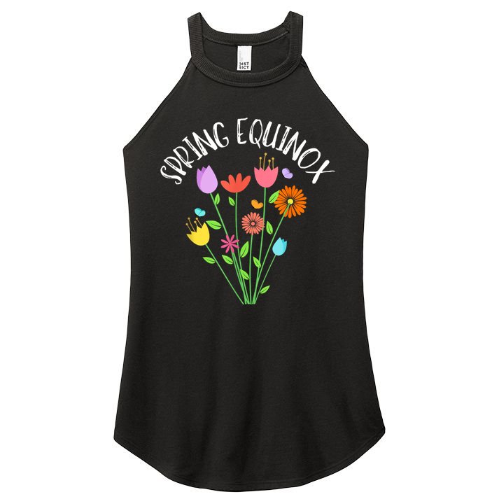 First Day Of Spring Equinox Women's Perfect Tri Rocker Tank
