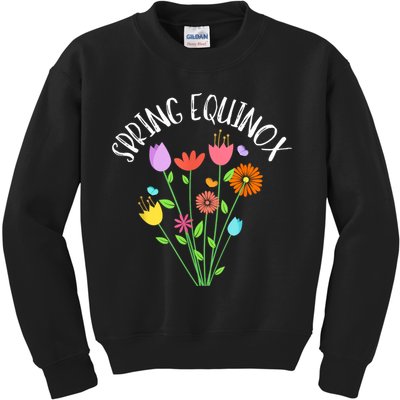 First Day Of Spring Equinox Kids Sweatshirt