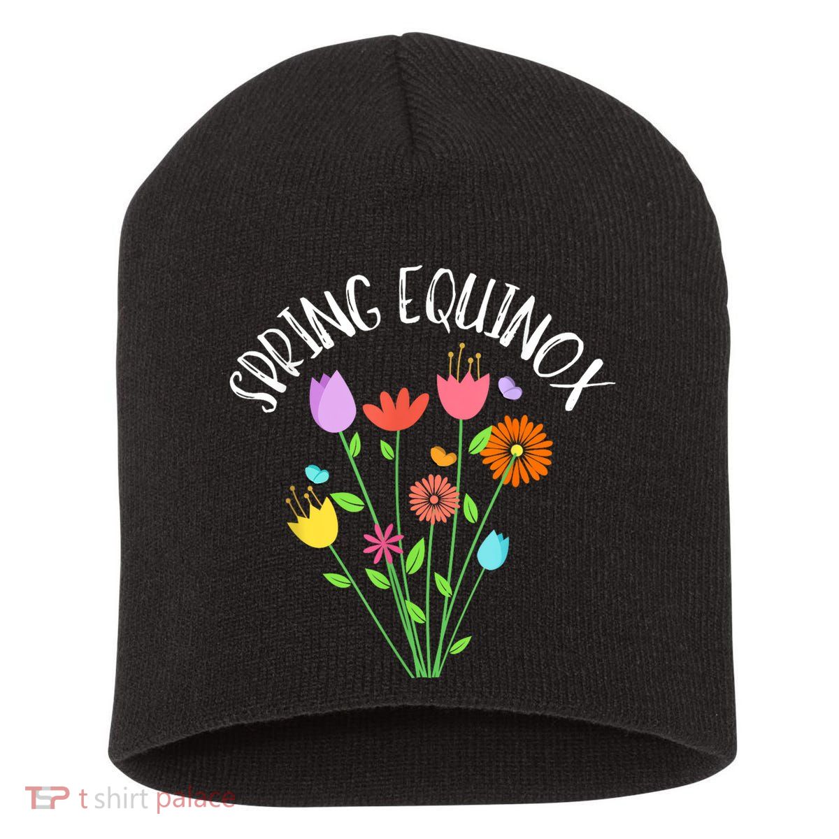 First Day Of Spring Equinox Short Acrylic Beanie