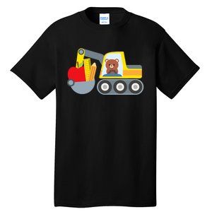 First Day Of School Boy Back To School Supply Truck Tall T-Shirt