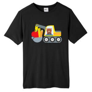 First Day Of School Boy Back To School Supply Truck Tall Fusion ChromaSoft Performance T-Shirt