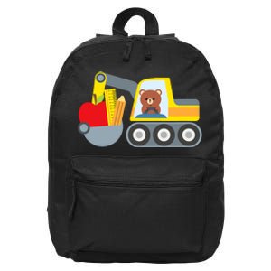 First Day Of School Boy Back To School Supply Truck 16 in Basic Backpack