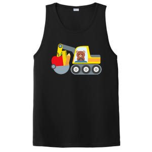 First Day Of School Boy Back To School Supply Truck PosiCharge Competitor Tank