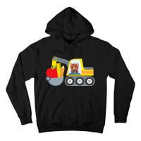 First Day Of School Boy Back To School Supply Truck Tall Hoodie