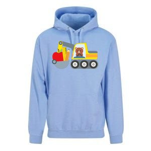 First Day Of School Boy Back To School Supply Truck Unisex Surf Hoodie