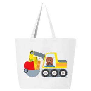 First Day Of School Boy Back To School Supply Truck 25L Jumbo Tote