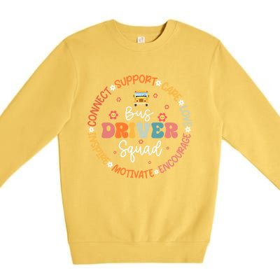 First Day Of School Bus Driver Gifts Premium Crewneck Sweatshirt