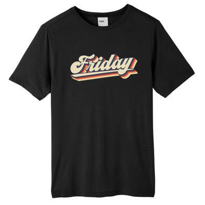 Funny Days Of The Week Friday Tall Fusion ChromaSoft Performance T-Shirt