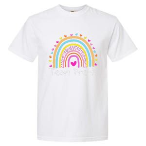 First Day Of Team PreK Squad Crew Preschool Teacher Rainbow Garment-Dyed Heavyweight T-Shirt