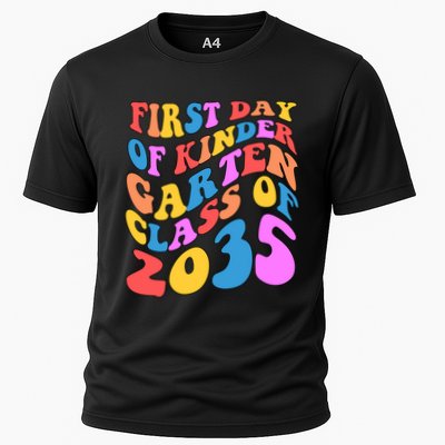 First Day Of Kindergarten Class Of 2035 Colorful Performance Shirt