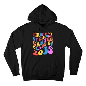 First Day Of Kindergarten Class Of 2035 Colorful Hoodie