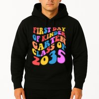 First Day Of Kindergarten Class Of 2035 Colorful Hoodie