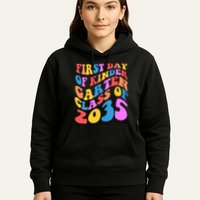 First Day Of Kindergarten Class Of 2035 Colorful Hoodie