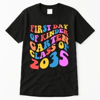 First Day Of Kindergarten Class Of 2035 Colorful Tall T-Shirt