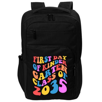 First Day Of Kindergarten Class Of 2035 Colorful Impact Tech Backpack