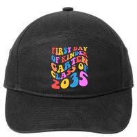 First Day Of Kindergarten Class Of 2035 Colorful 7-Panel Snapback Hat