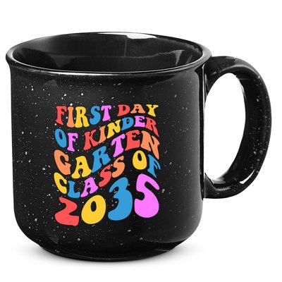 First Day Of Kindergarten Class Of 2035 Colorful 15oz Campfire Ceramic Mug