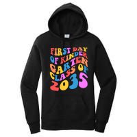 First Day Of Kindergarten Class Of 2035 Colorful Women's Pullover Hoodie