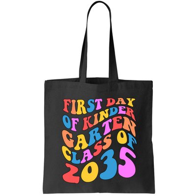 First Day Of Kindergarten Class Of 2035 Colorful Bag