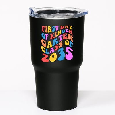 First Day Of Kindergarten Class Of 2035 Colorful Tumbler