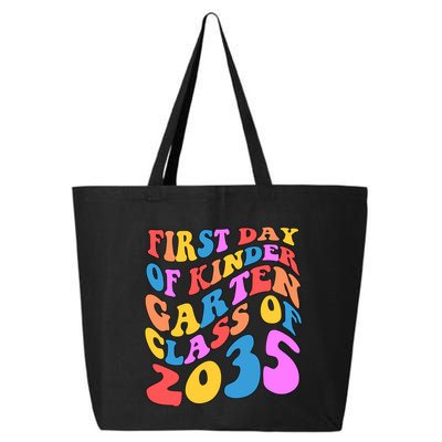 First Day Of Kindergarten Class Of 2035 Colorful 25L Jumbo Tote