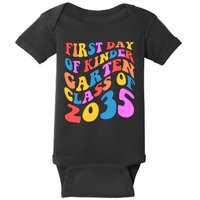 First Day Of Kindergarten Class Of 2035 Colorful Baby Bodysuit