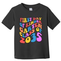 First Day Of Kindergarten Class Of 2035 Colorful Toddler T-Shirt