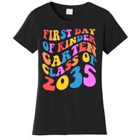 First Day Of Kindergarten Class Of 2035 Colorful Women's T-Shirt