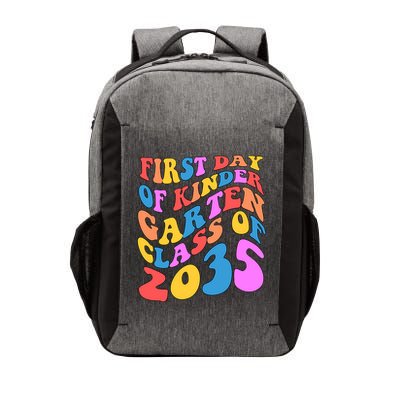 First Day Of Kindergarten Class Of 2035 Colorful Vector Backpack