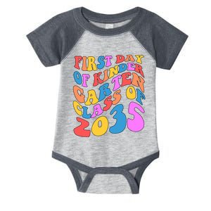 First Day Of Kindergarten Class Of 2035 Colorful Infant Baby Jersey Bodysuit