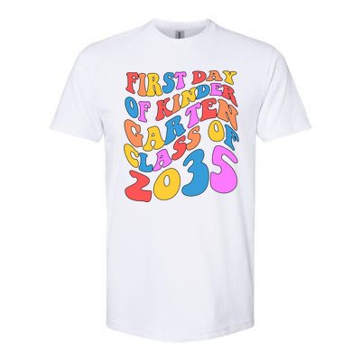 First Day Of Kindergarten Class Of 2035 Colorful Softstyle® CVC T-Shirt