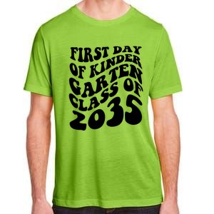 First Day Of Kindergarten Class Of 2035 Retro Adult ChromaSoft Performance T-Shirt