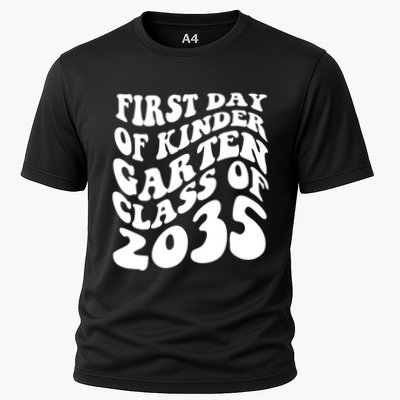 First Day Of Kindergarten Class Of 2035 Retro Performance Shirt