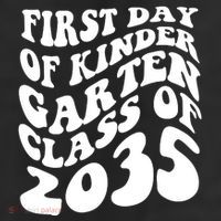 First Day Of Kindergarten Class Of 2035 Retro Adult Drive Performance Visor