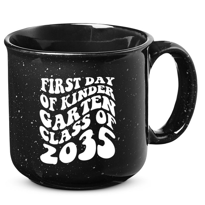 First Day Of Kindergarten Class Of 2035 Retro 15oz Campfire Ceramic Mug