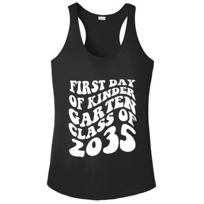 First Day Of Kindergarten Class Of 2035 Retro Ladies PosiCharge Competitor Racerback Tank
