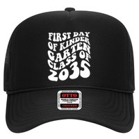 First Day Of Kindergarten Class Of 2035 Retro Trucker Hat