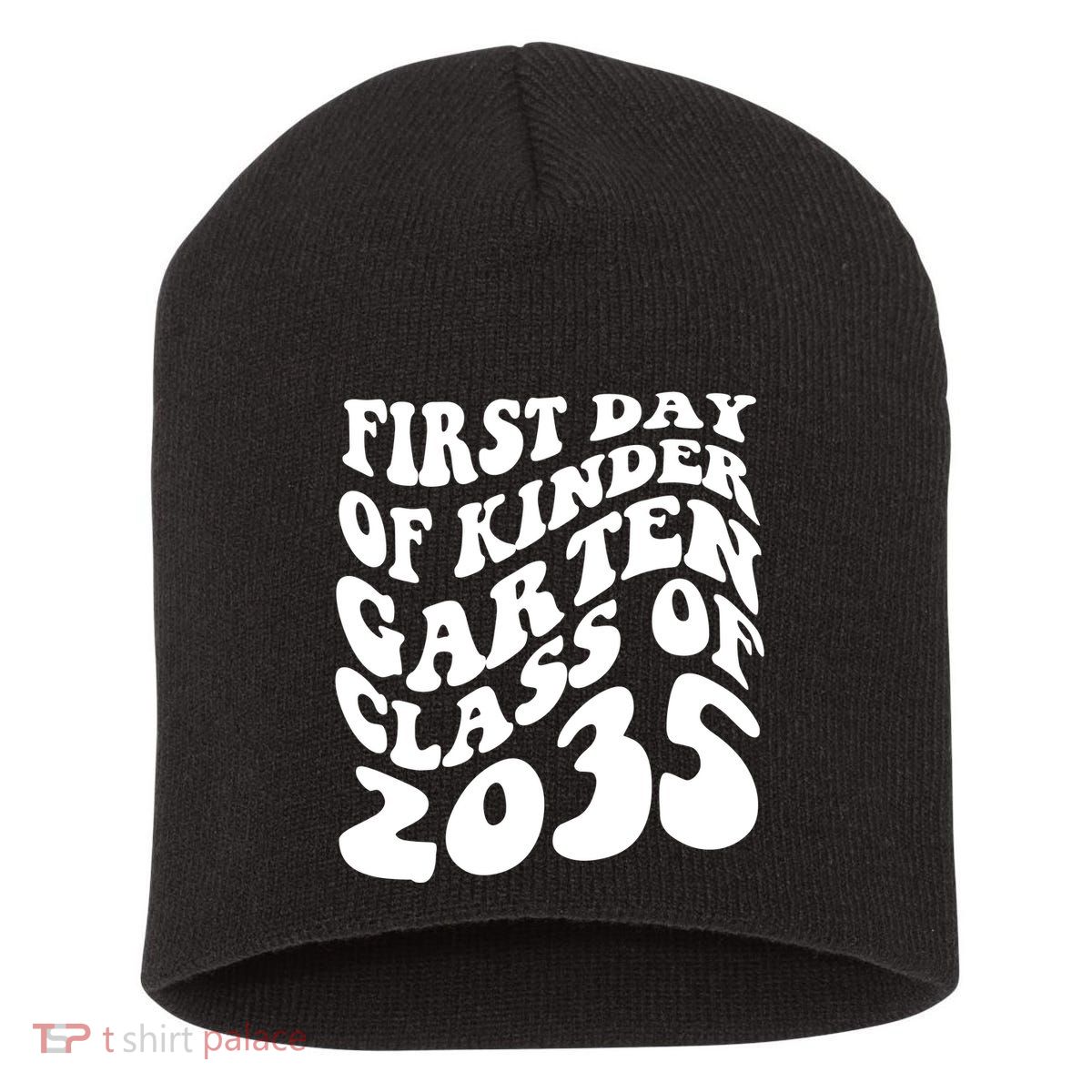 First Day Of Kindergarten Class Of 2035 Retro Short Acrylic Beanie