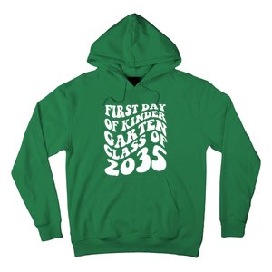 First Day Of Kindergarten Class Of 2035 Retro Hoodie