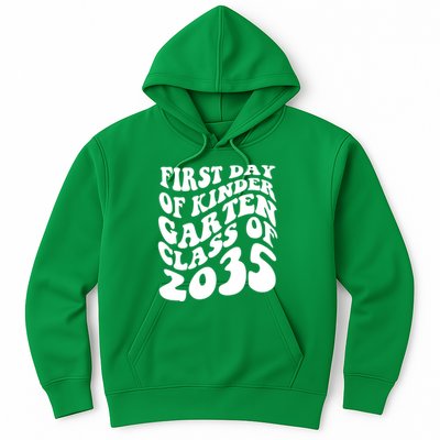 First Day Of Kindergarten Class Of 2035 Retro Hoodie