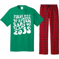 First Day Of Kindergarten Class Of 2035 Retro Pajama Set