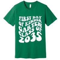First Day Of Kindergarten Class Of 2035 Retro Premium T-Shirt