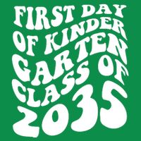 First Day Of Kindergarten Class Of 2035 Retro Premium T-Shirt