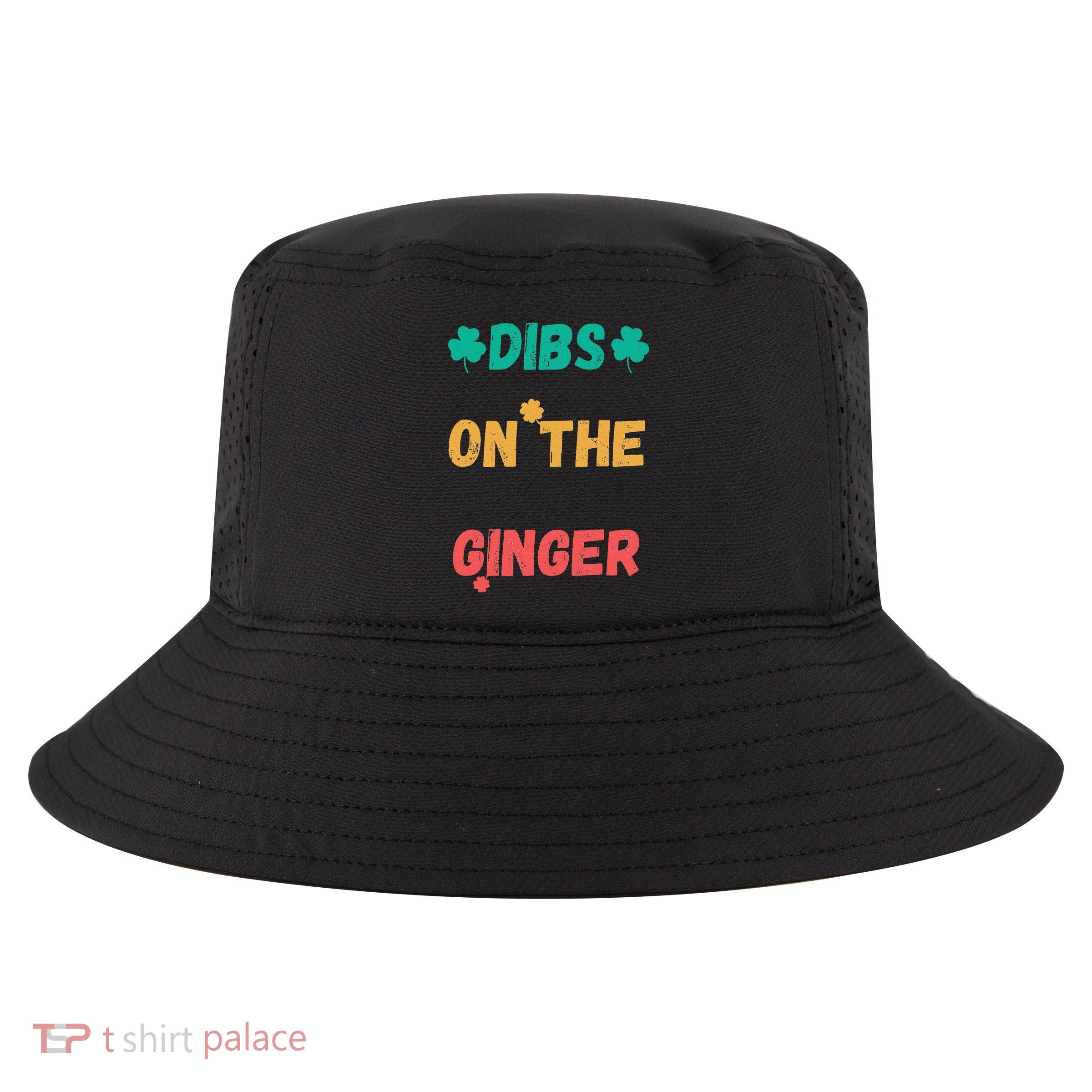 Funny Dibs On The Redhead St Patricks Day 2025 Cool Comfort Performance Bucket Hat